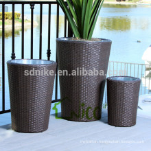 Vase -(11) home & garden furniture wicker/ PE rattan garden flower pot mould